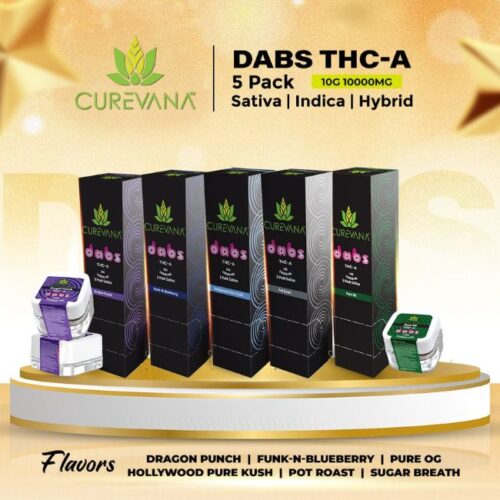 CUREVANA THC-A 3.5GM NEW DABS 5CT/ BOX